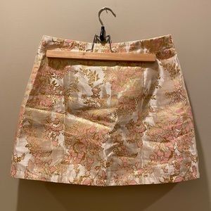 Shein Pink Floral Skirt